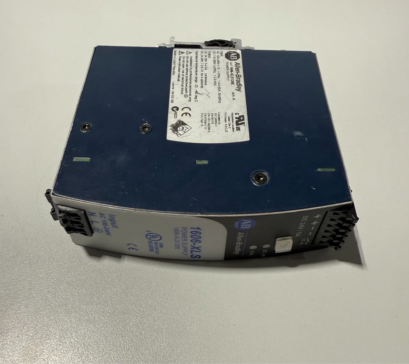 Allen Bradley 1606-XLS120E Series A Power Supply Excellent Condition