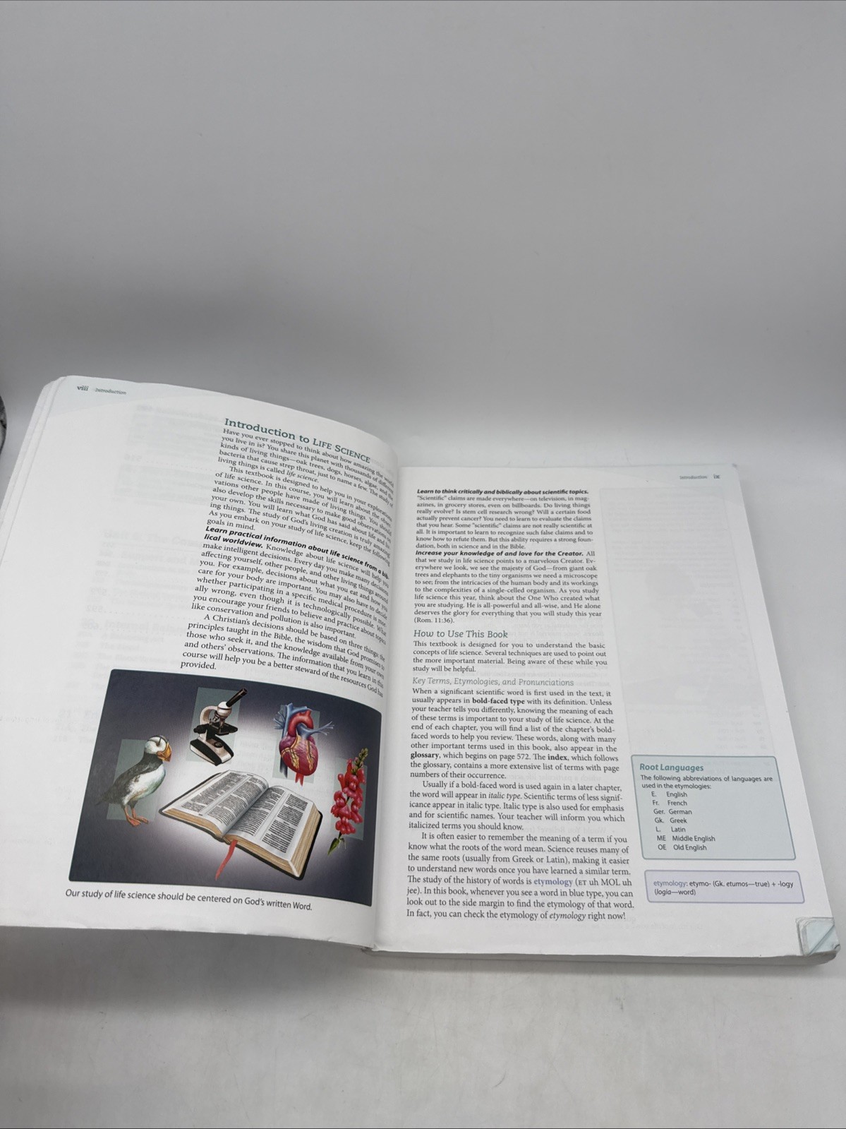 Bob Jones Life Science Student Text & Lab Manual (4th Edition) 7th Grade