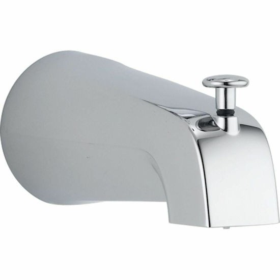 Sioux Chief 972-35 Slip Connect Tub Spout W/ Diverter, Chrome
