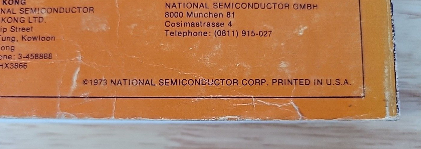 Linear Integrated Circuits Jun 1973 National Semiconductor