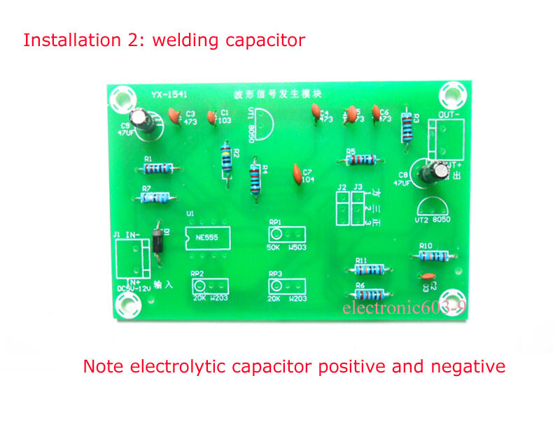 Square Wave Triangle Wave Sine Wave Waveform Signal Generator DIY Kits