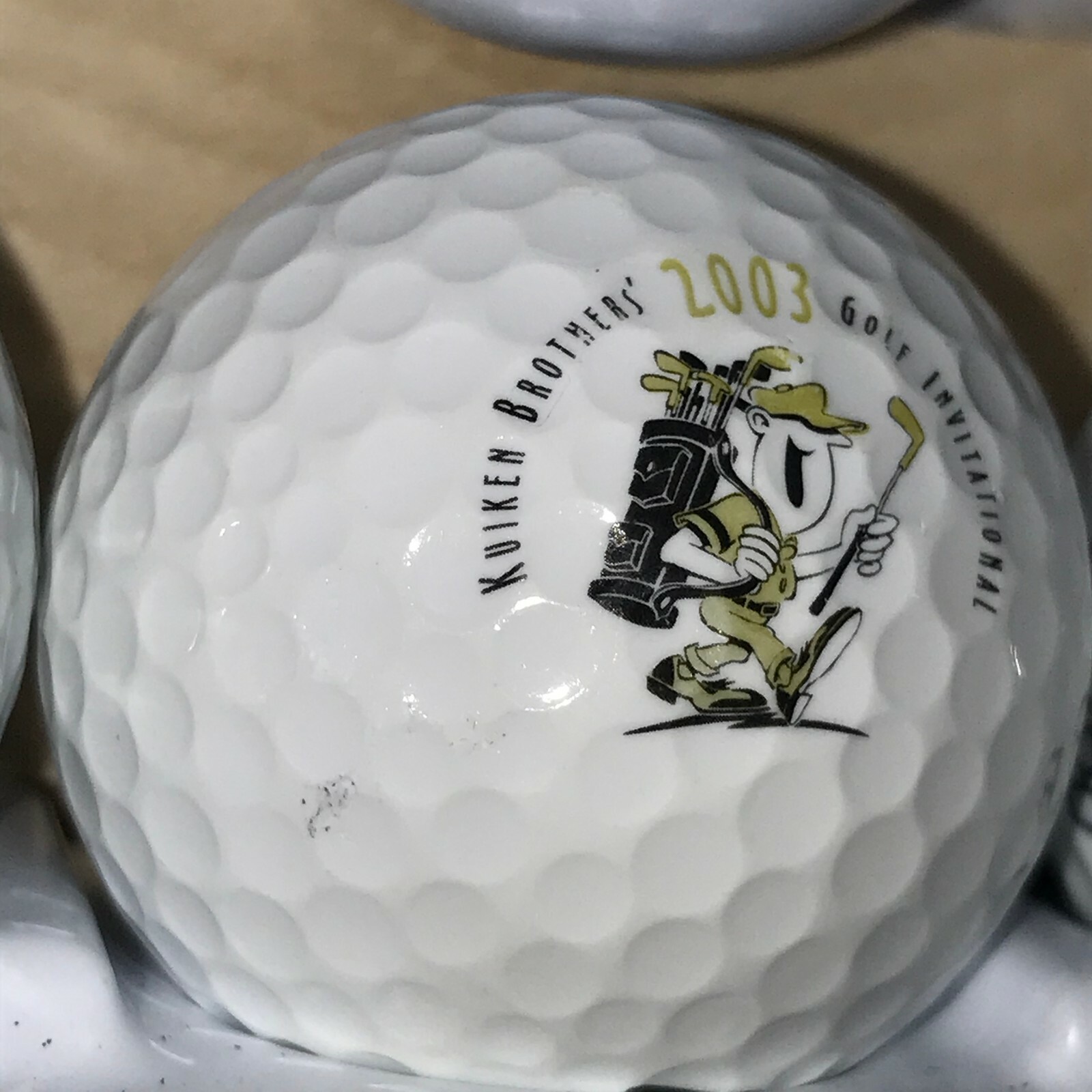 Kuiken Brothers 2003 Tournament Logo White Golf Ball (H-19-2) - 1ct (one ball)