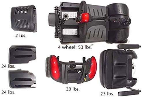 Golden Technologies - Buzzaround EX - Travel Scooter - 4-Wheel - Red
