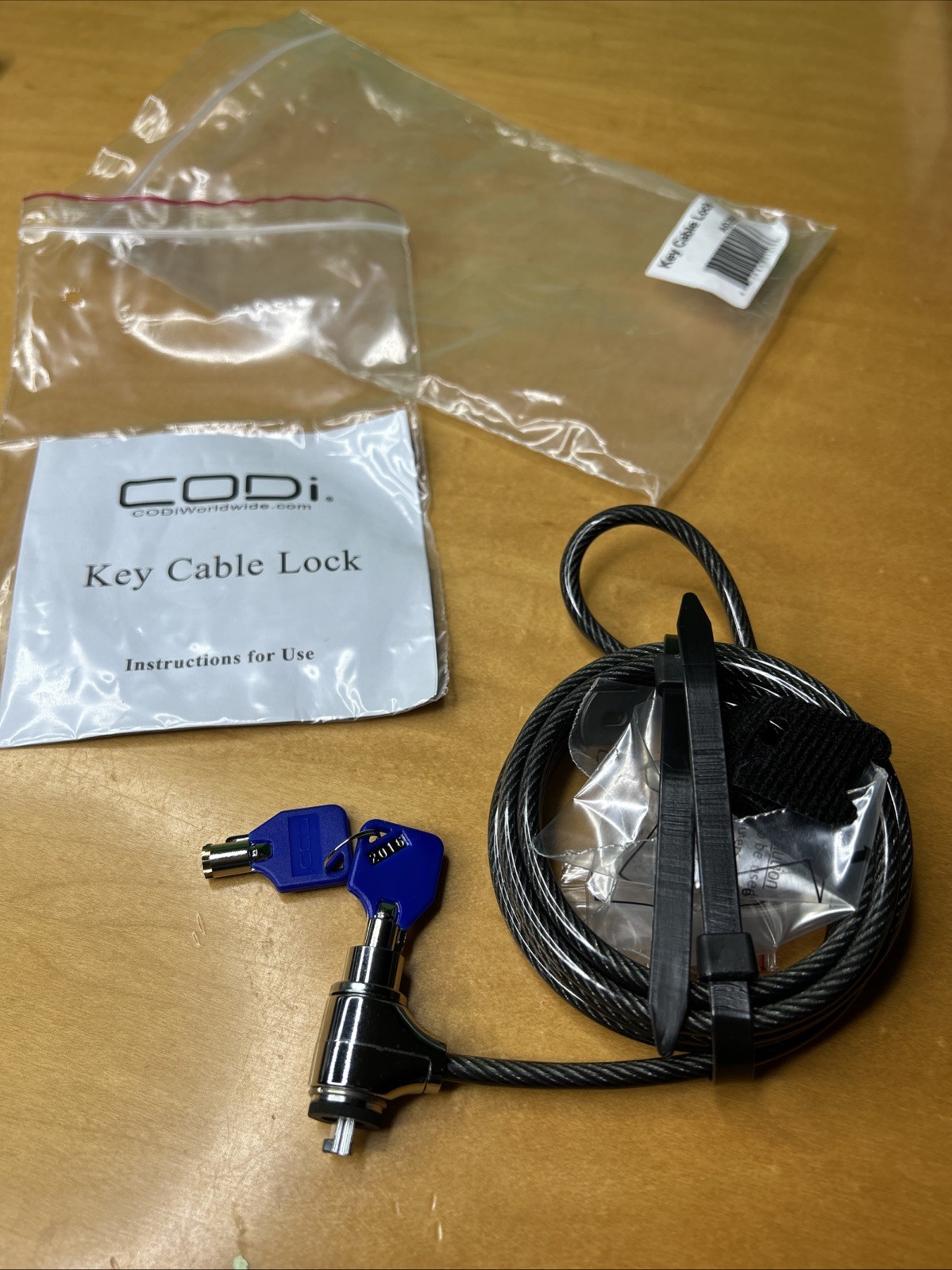 CODi A02001 Key Cable Lock