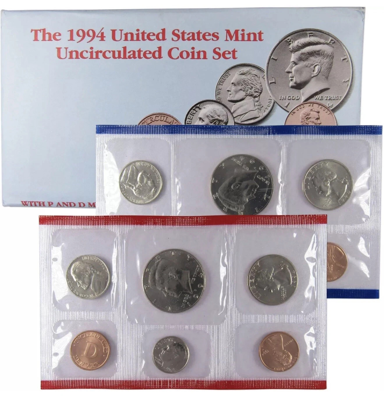 1994 Uncirculated Coin Set U.S Mint Original Government Packaging OGP