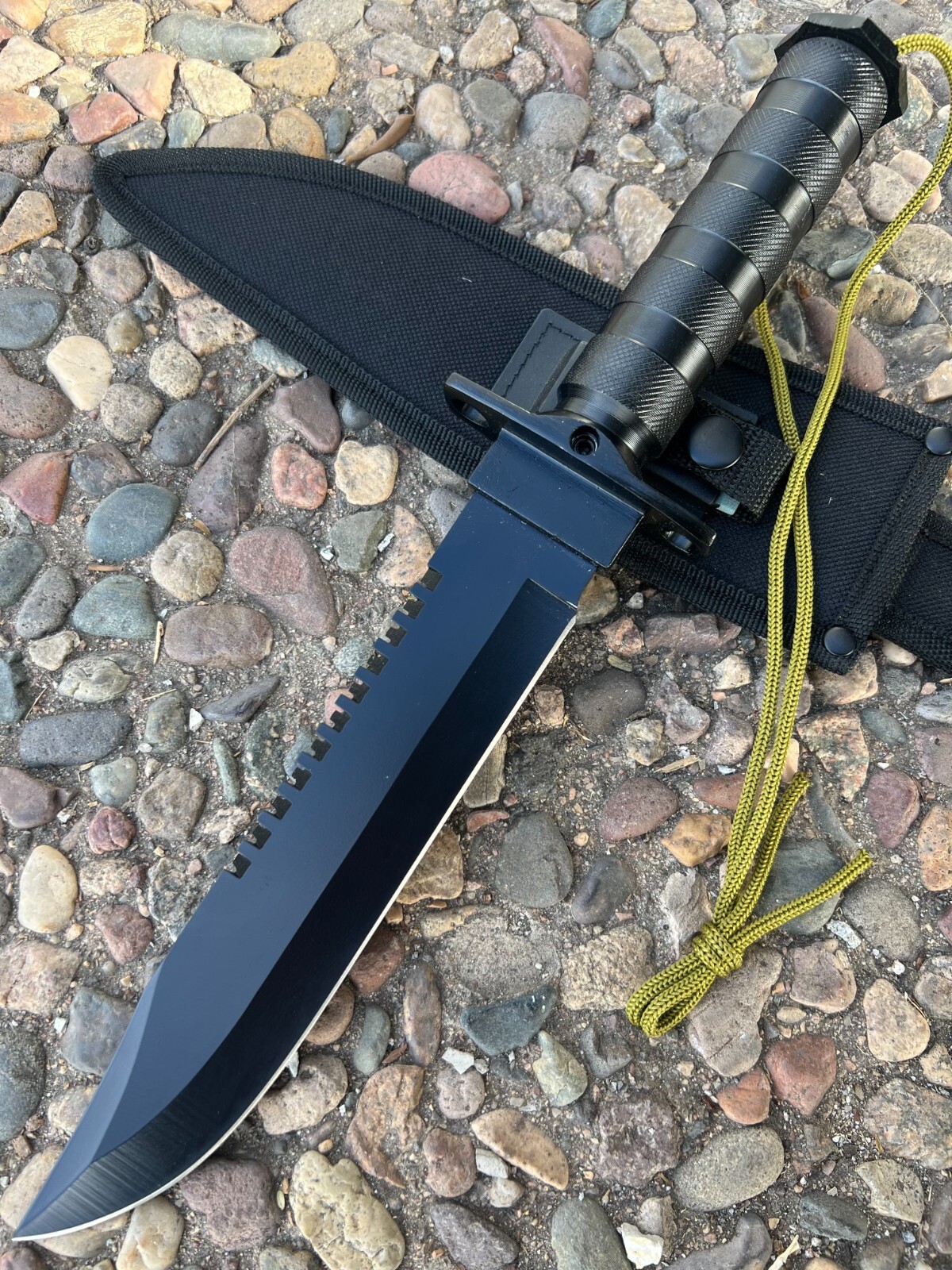 15" Overall Length Heavy Duty Stainless Steel Survival Knife - 5698