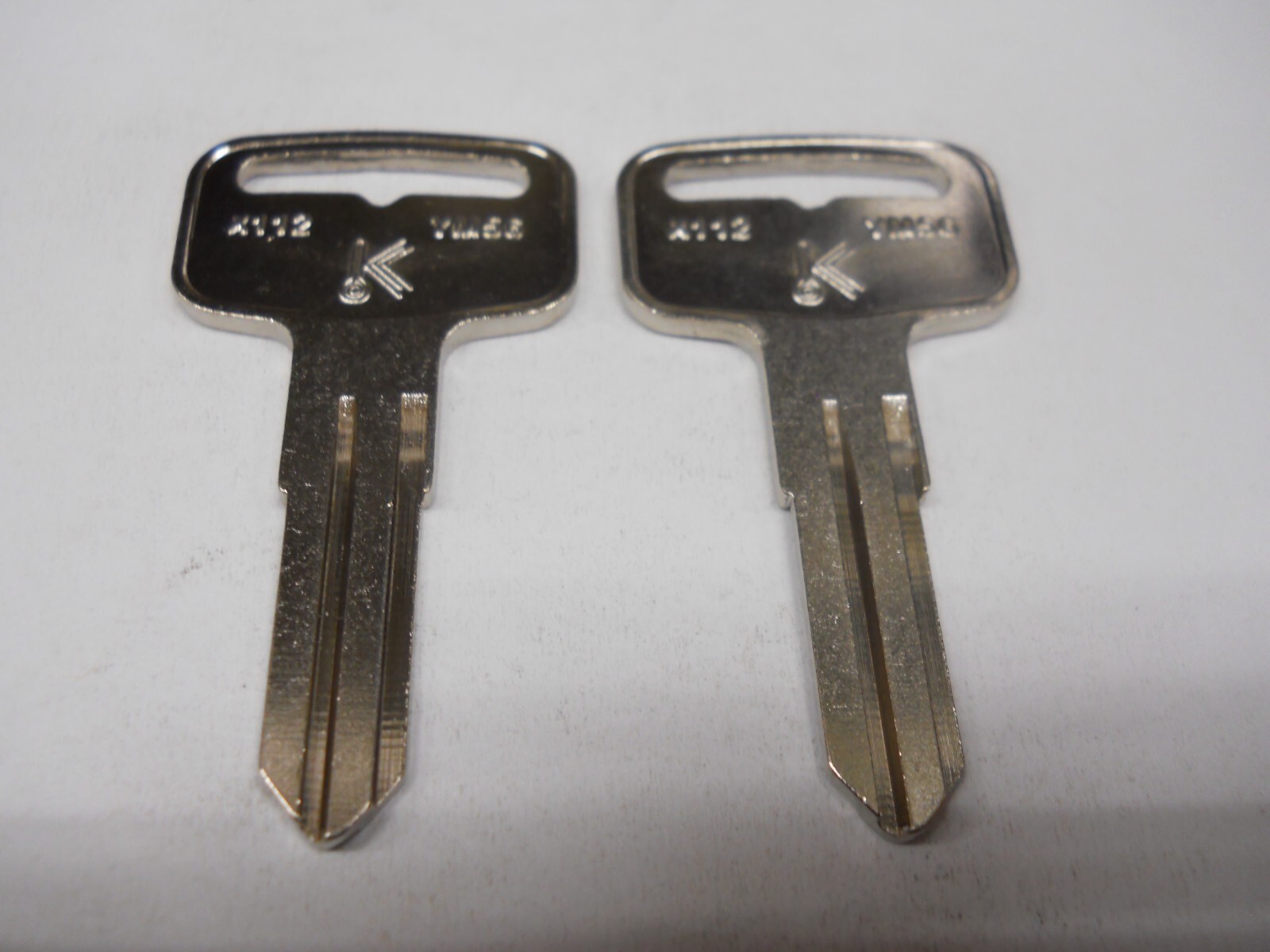 K.M. X112 Key Blank Fits Yamaha Polaris Motorcycle YM56 Lot of 2