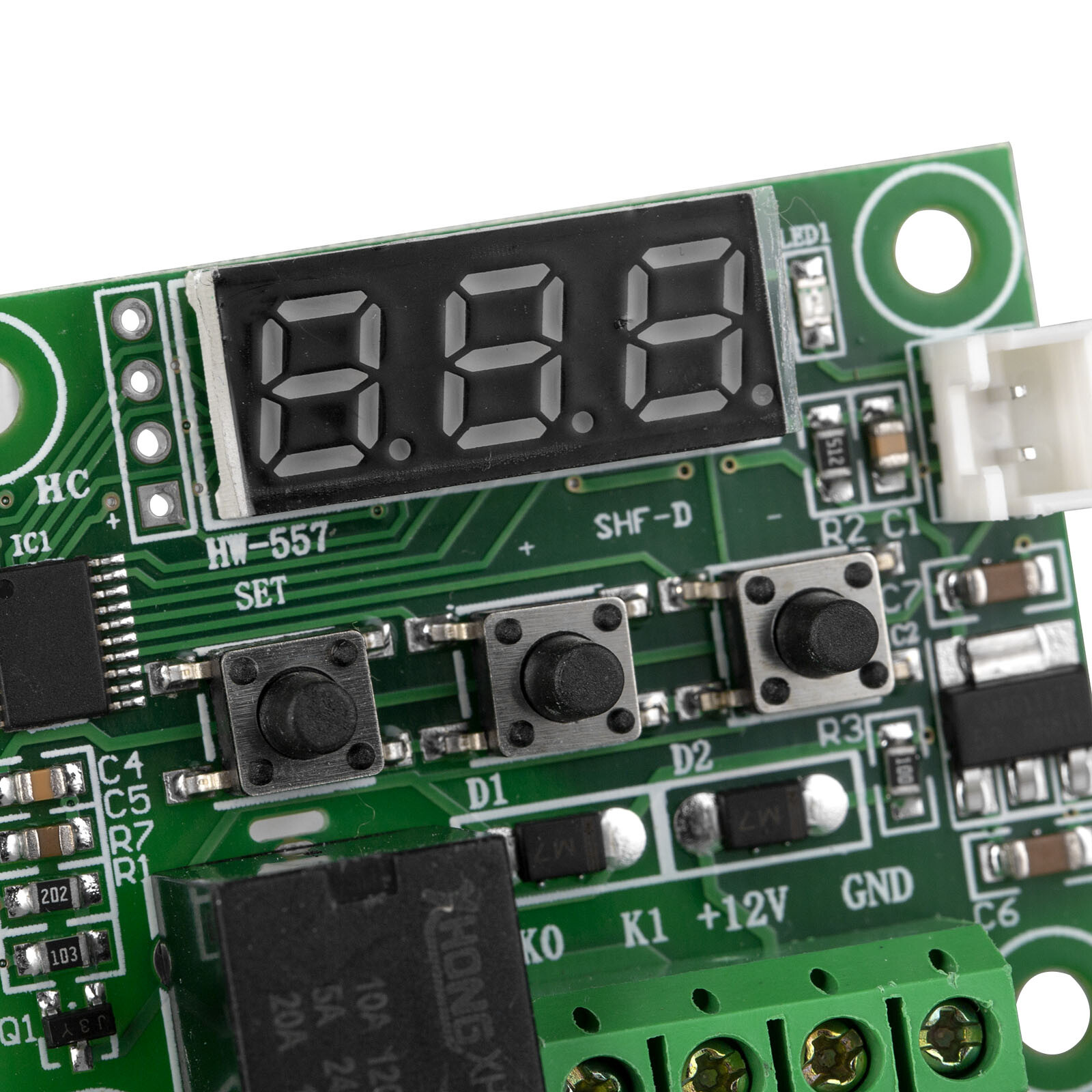 W1209 Temperature Controller Module Red LED Heating Cooling Sensor Switch Board
