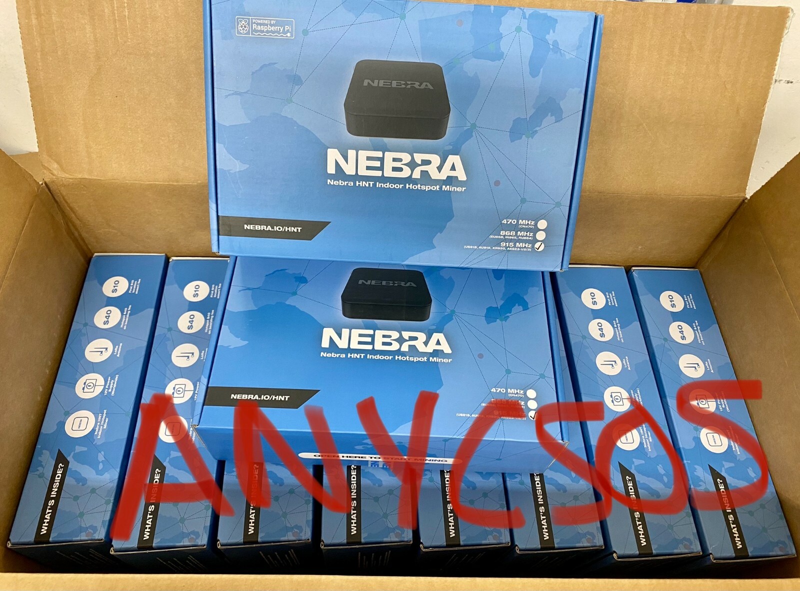 1 Qty - Nebra Helium Miners ($HNT) Indoor US/CAN 915Mhz In-Hand Unopened