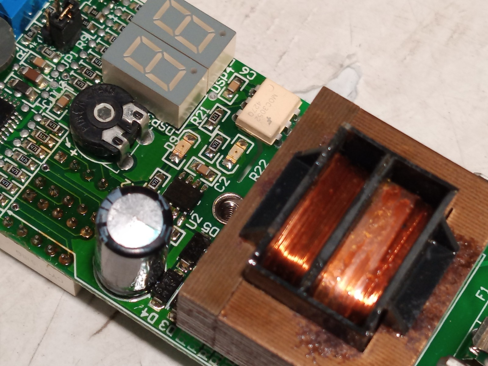 FETCO 51060 control board PCB assembly, 120VAC coffee brewer controller as shown