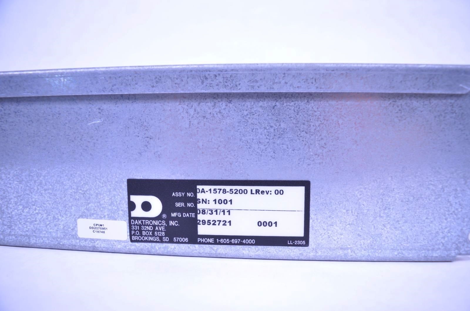 Daktronics DMP-8000 Display Controller Digital Media Player *No HDD/SSD*