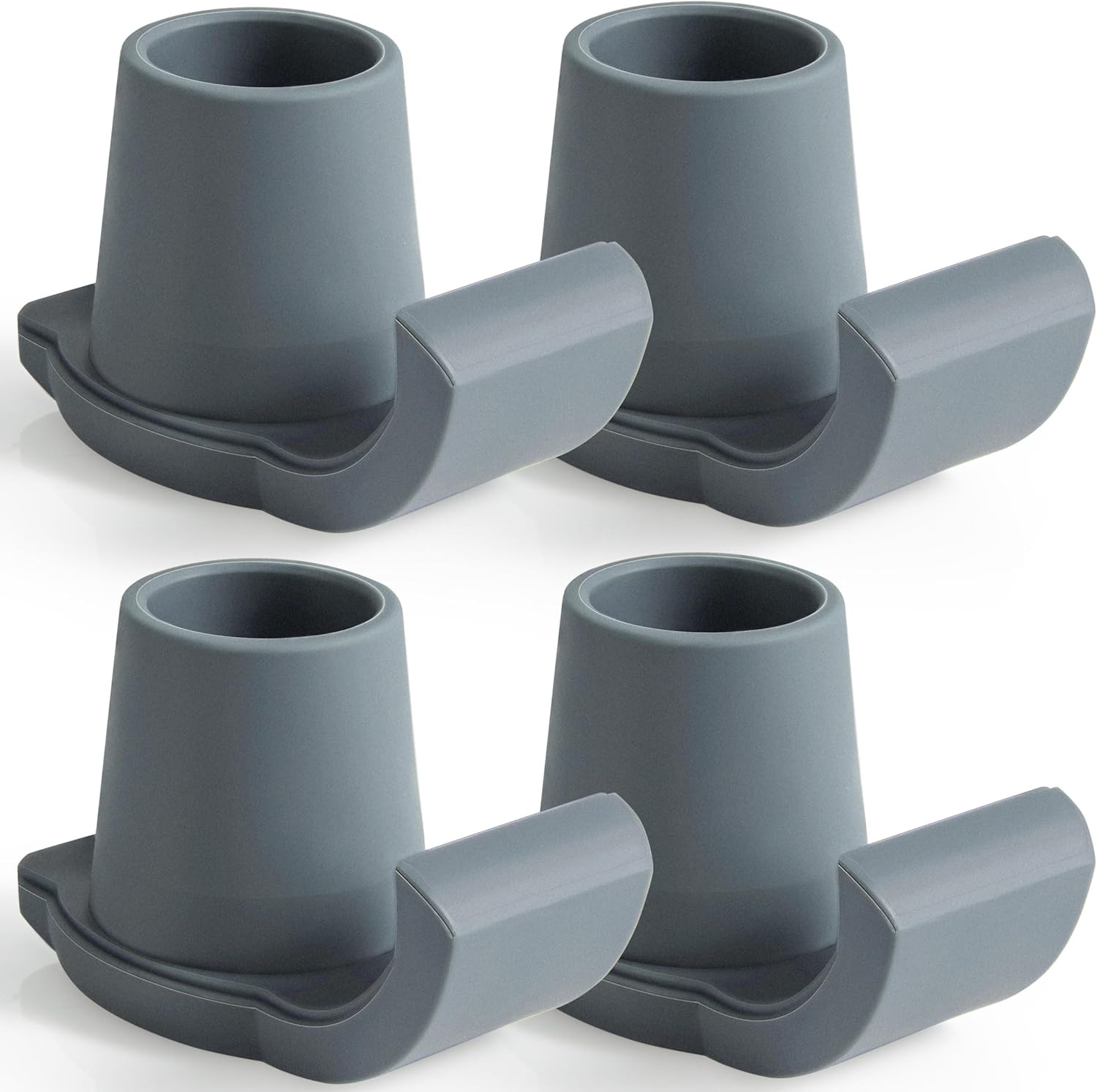Walker Ski Glides for 1 1/8" Folding Walkers, 4 Pack Replacement Walker Glides,