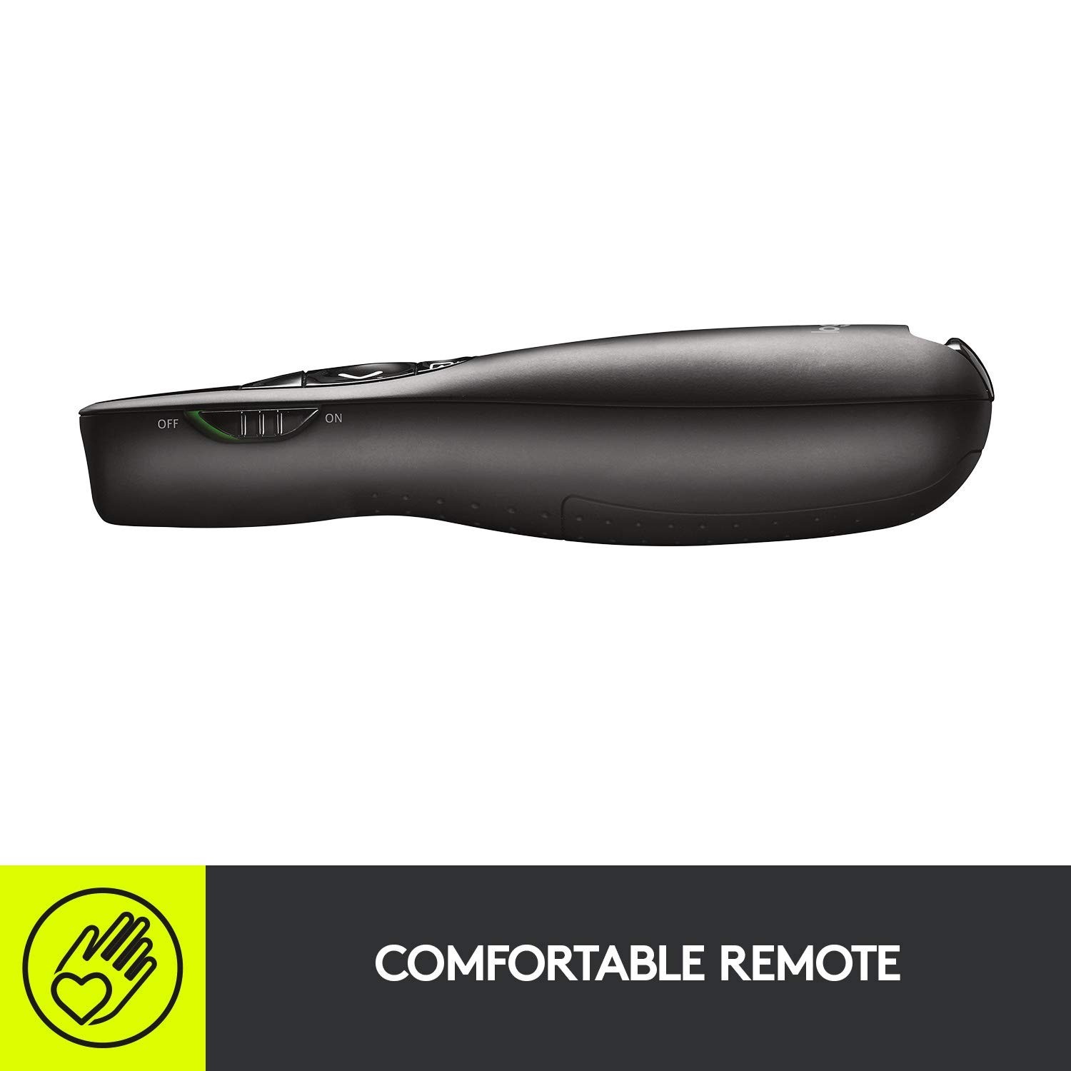 Wireless Presentation Clicker Remote with Laser Pointer - USB-A PowerPoint Prese