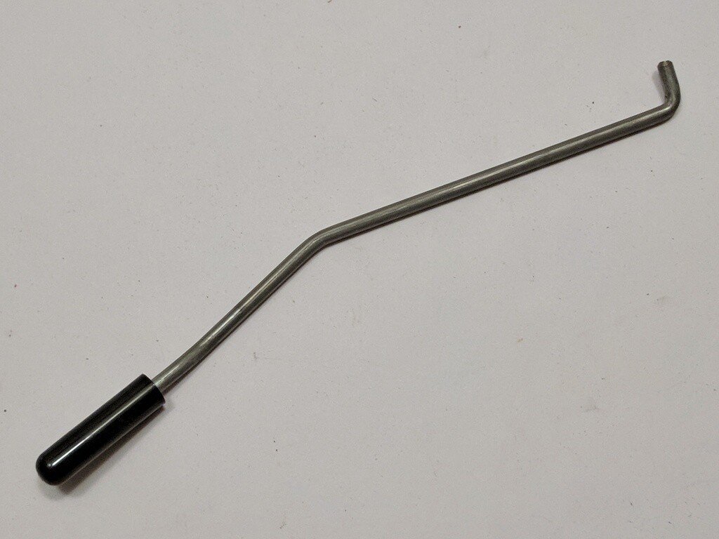 Genuine BMW E46 Door. Vertical rod with pull knob. Driver. Rear 51228212171
