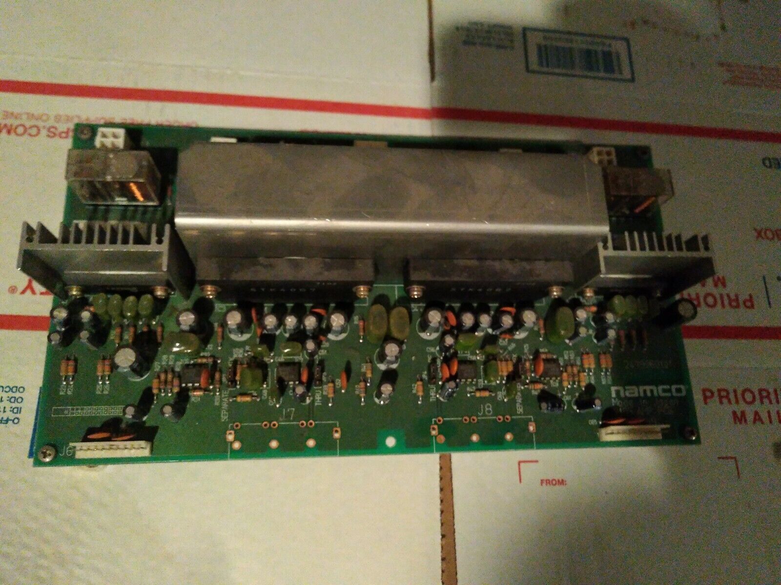 time crisis 2 arcade twin cabinet sound amp pcb working #1020