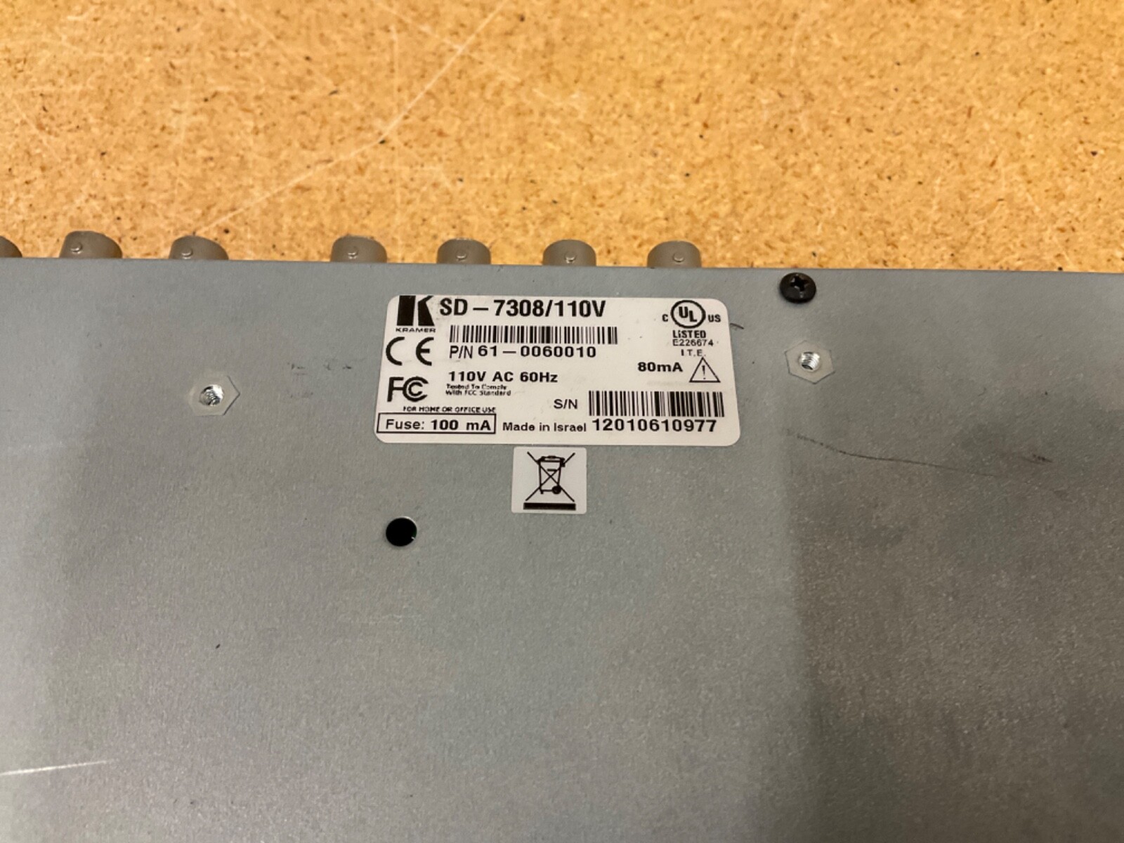 KRAMER Serial Video Switcher SD-7308