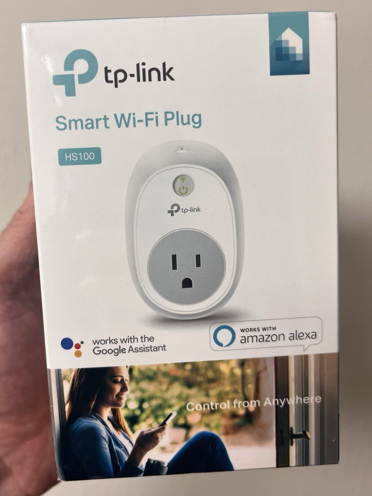 TP-Link HS100 Wi-Fi Alexa Google Home Smart Plug Kit Remote Socket Controller