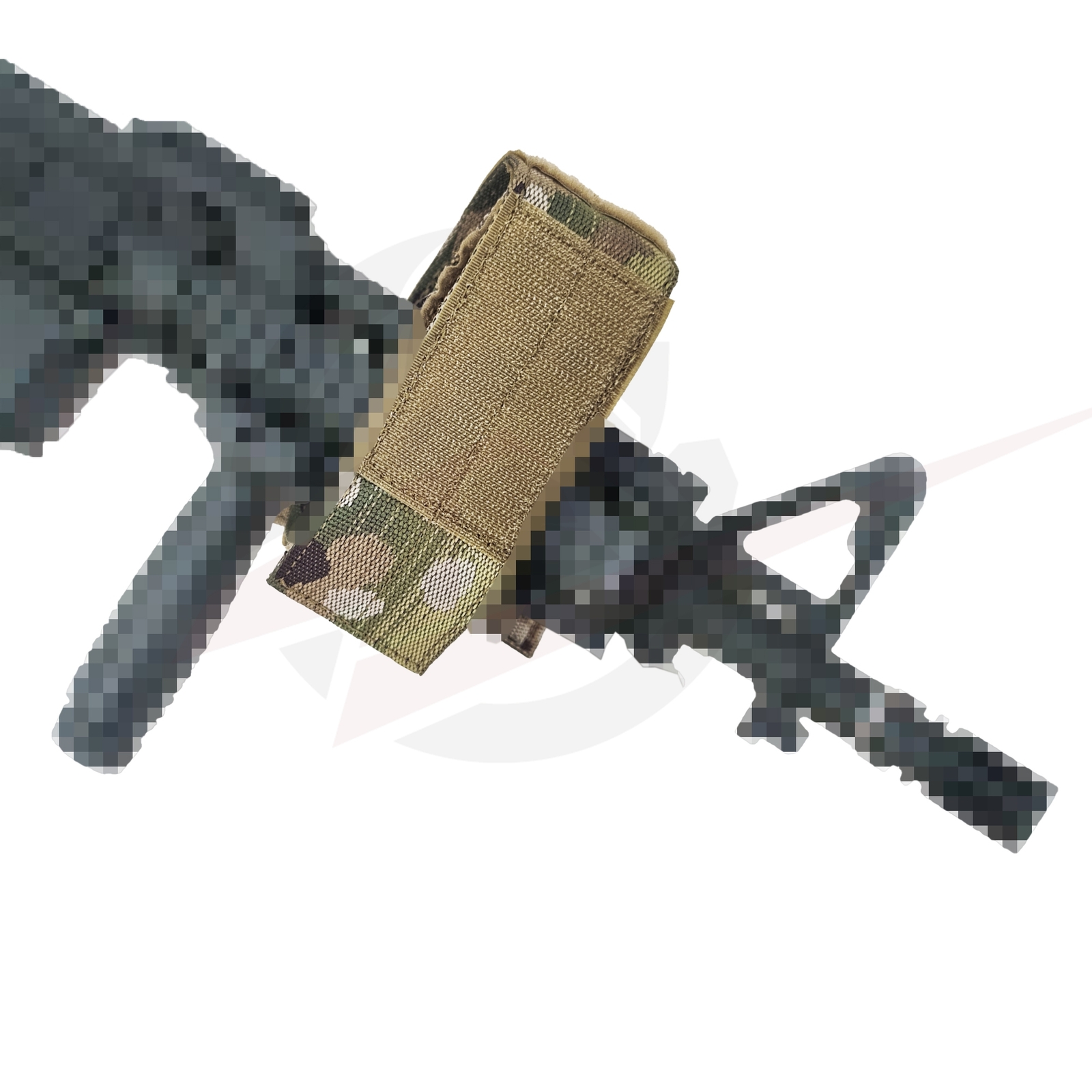 Tactical EI style Belt launcher fixing ring stabilizing ring