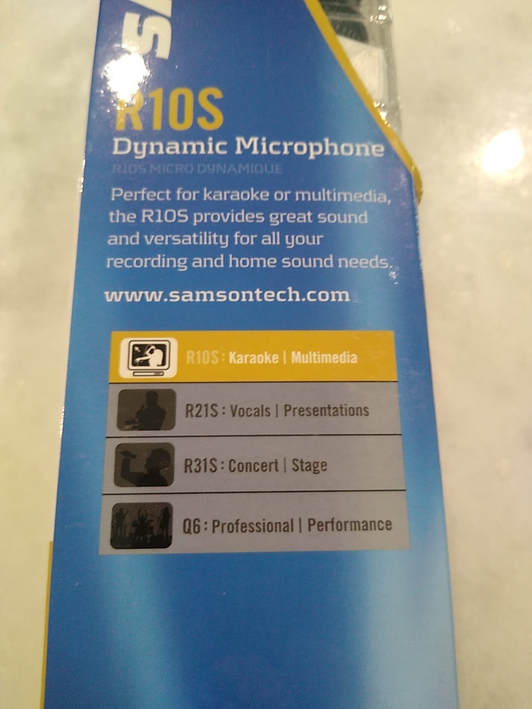 Karaoke Microphone, Samson R10S Dynamic Cable Multimedia 🎤, New
