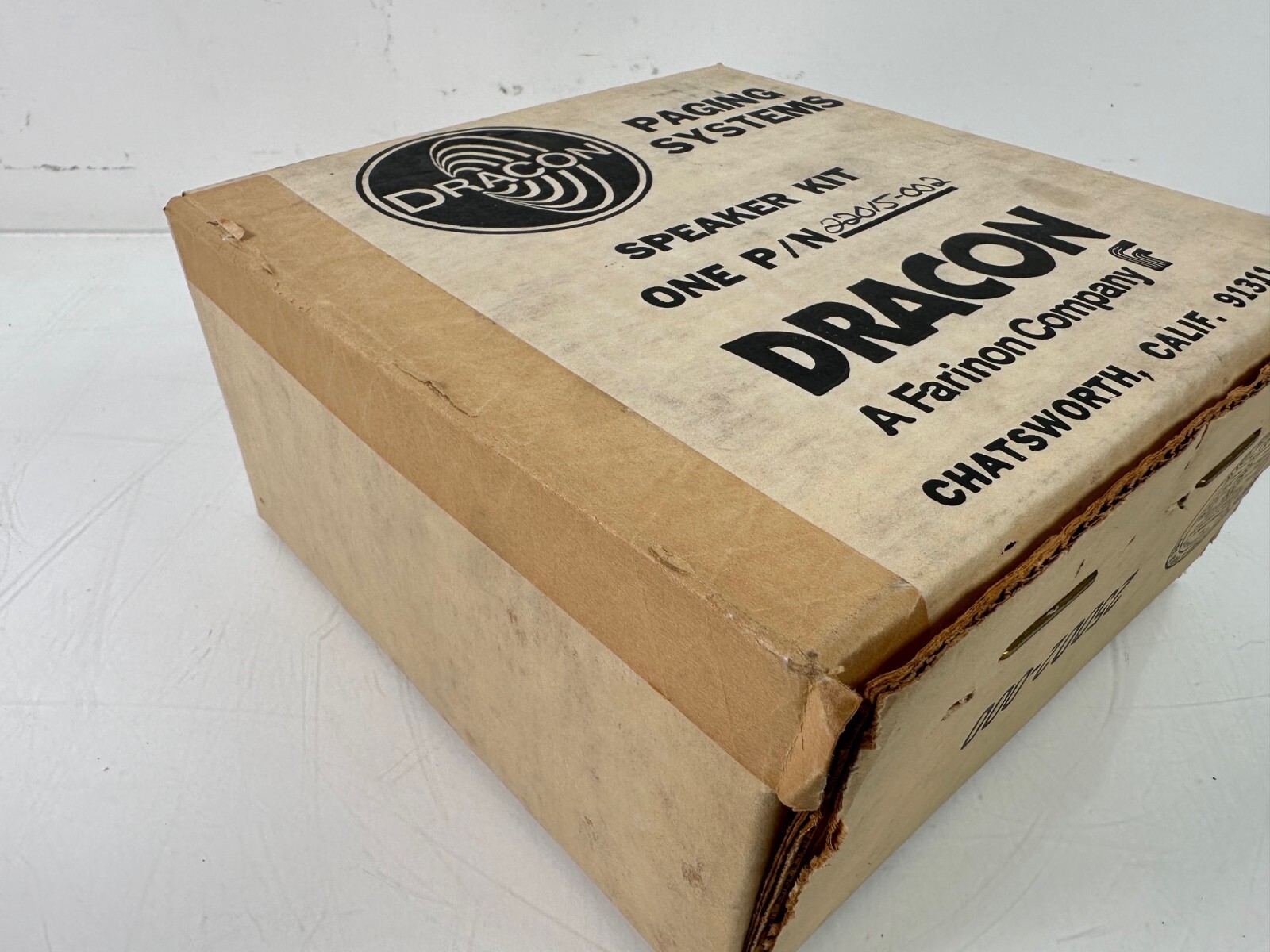 NOS Dracon Paging Systems, April 1980 22015-002 SPEAKER KIT