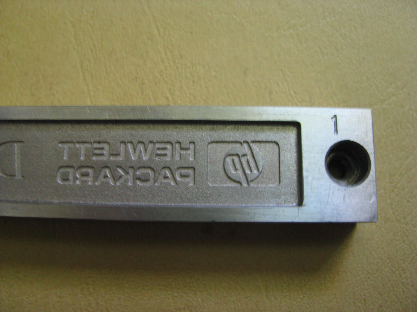 CASE BADGE CASTING MOLD-HP DESKJET 870K PRINTER vintage computer HEWLETT PACKARD
