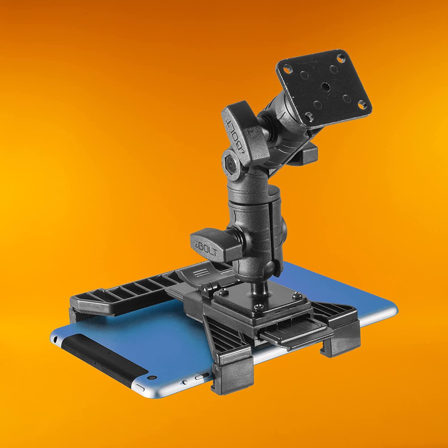 iBOLT TabDock DynaMount 360 AMPS w/ 6” Arm Drill Base Mount for 7-10" Tablets