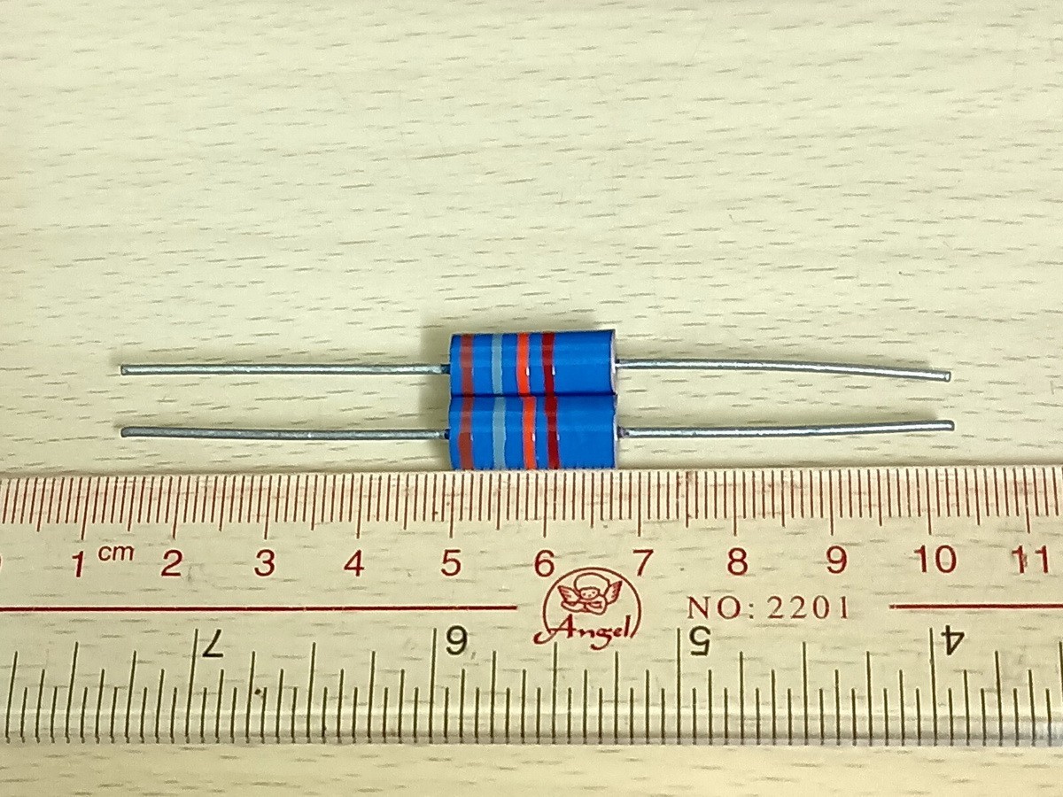 2 pcs Riken Ohm RMA 18k 2W carbon resistor