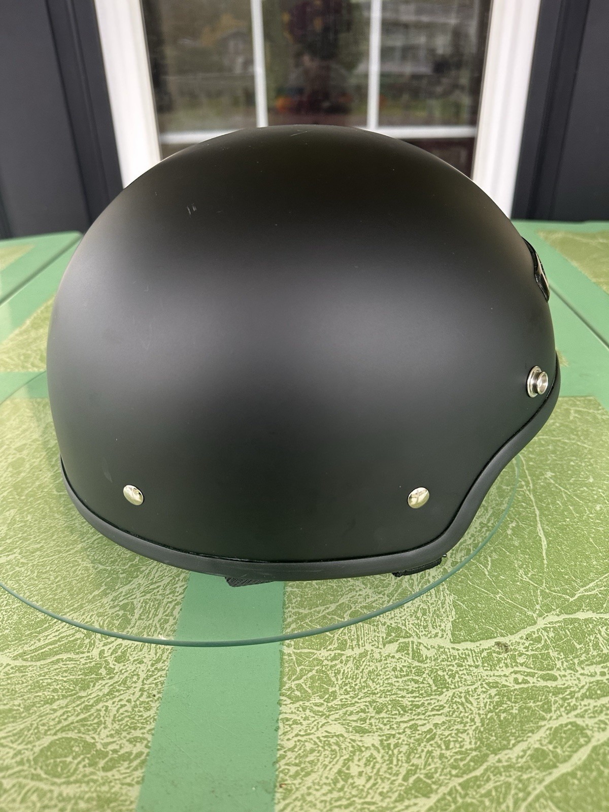 Core Cruiser-X Half Helmet (Black Medium) DOT Certified