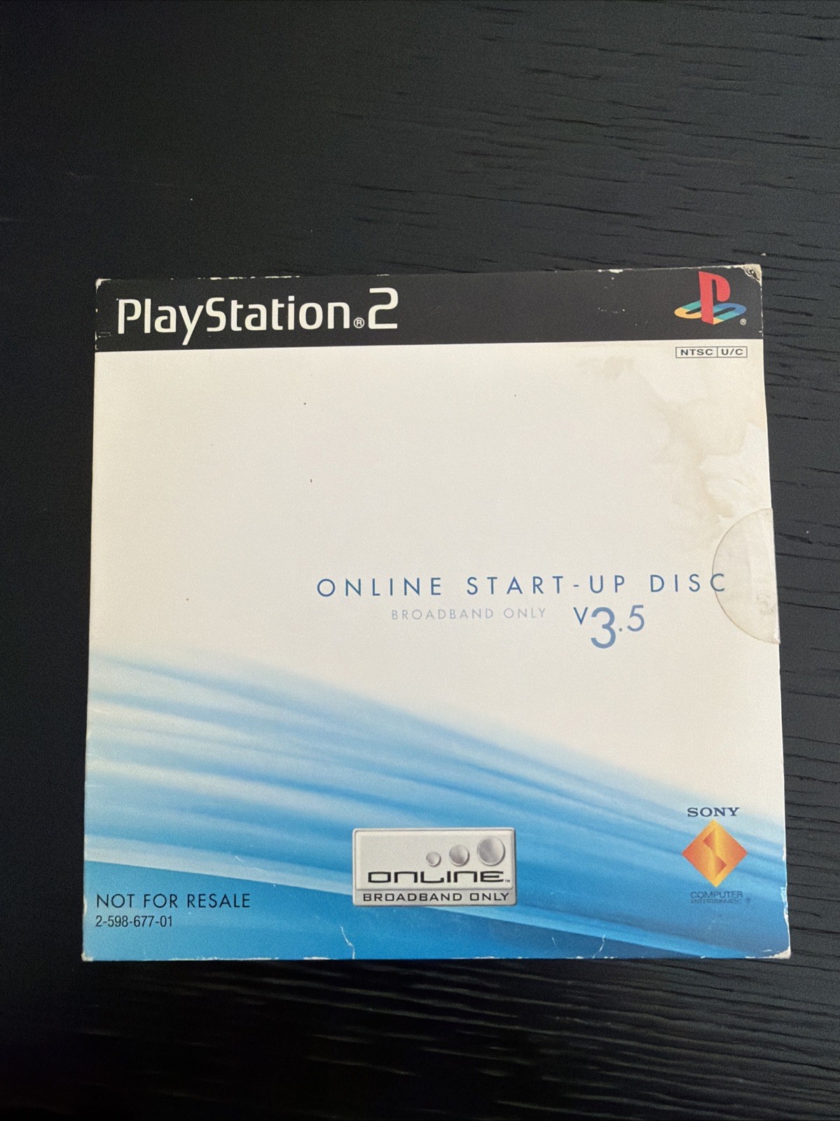 Sony PlayStation 2 Online Start-Up Disc V3.0 PS2 Not For Resale