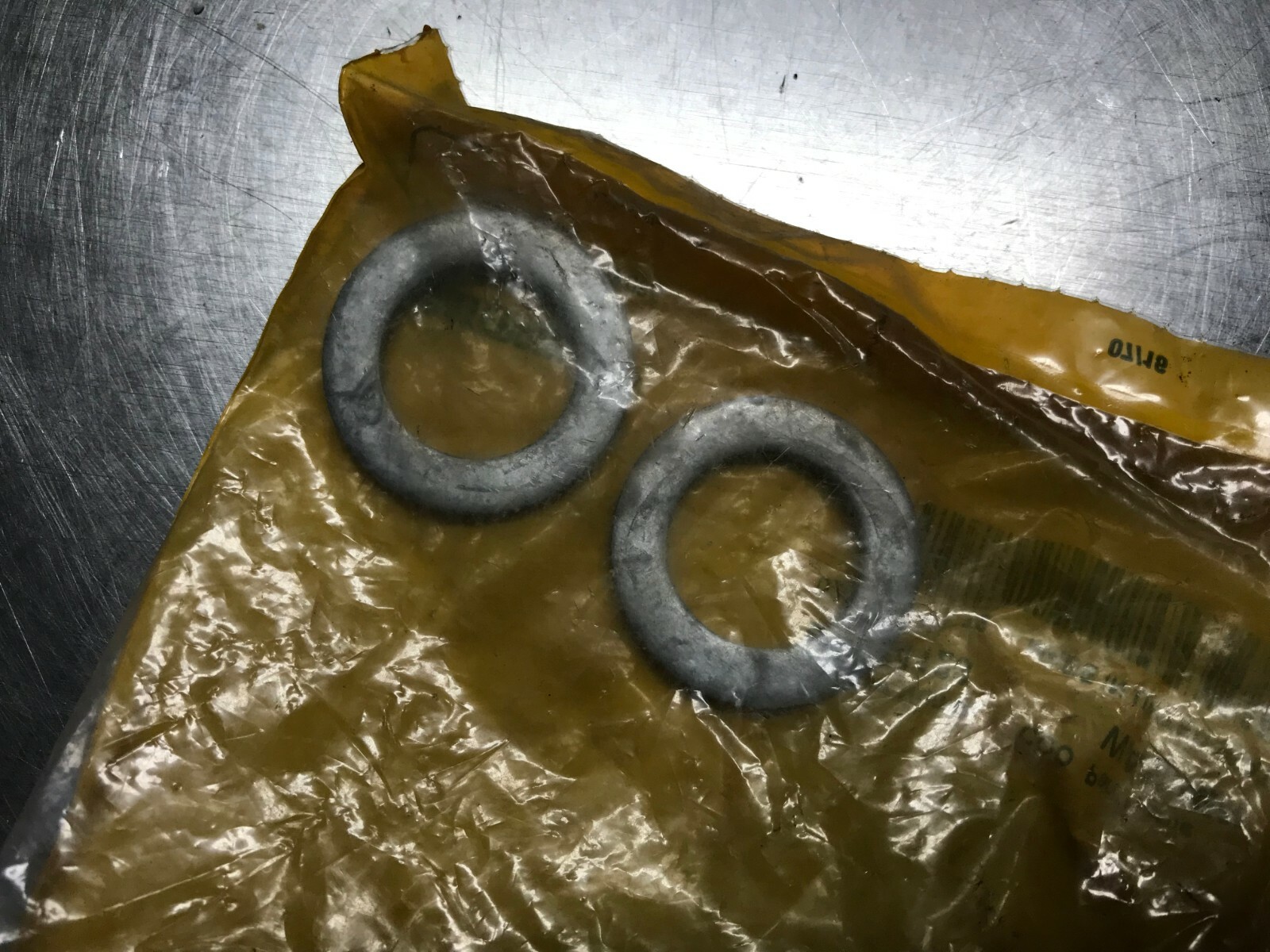 8T4123 GENUINE CAT  PLATED WASHER   QTY of 2 Washers   Caterpillar  8T-4123