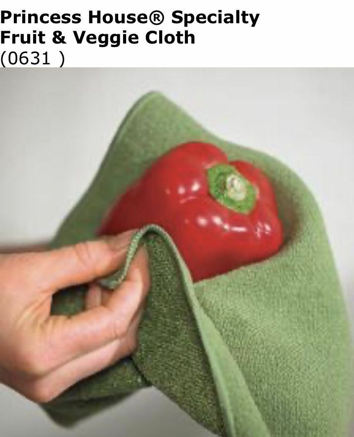 Princess House Specialty Fruit and Veggie Cloth.NEW!
