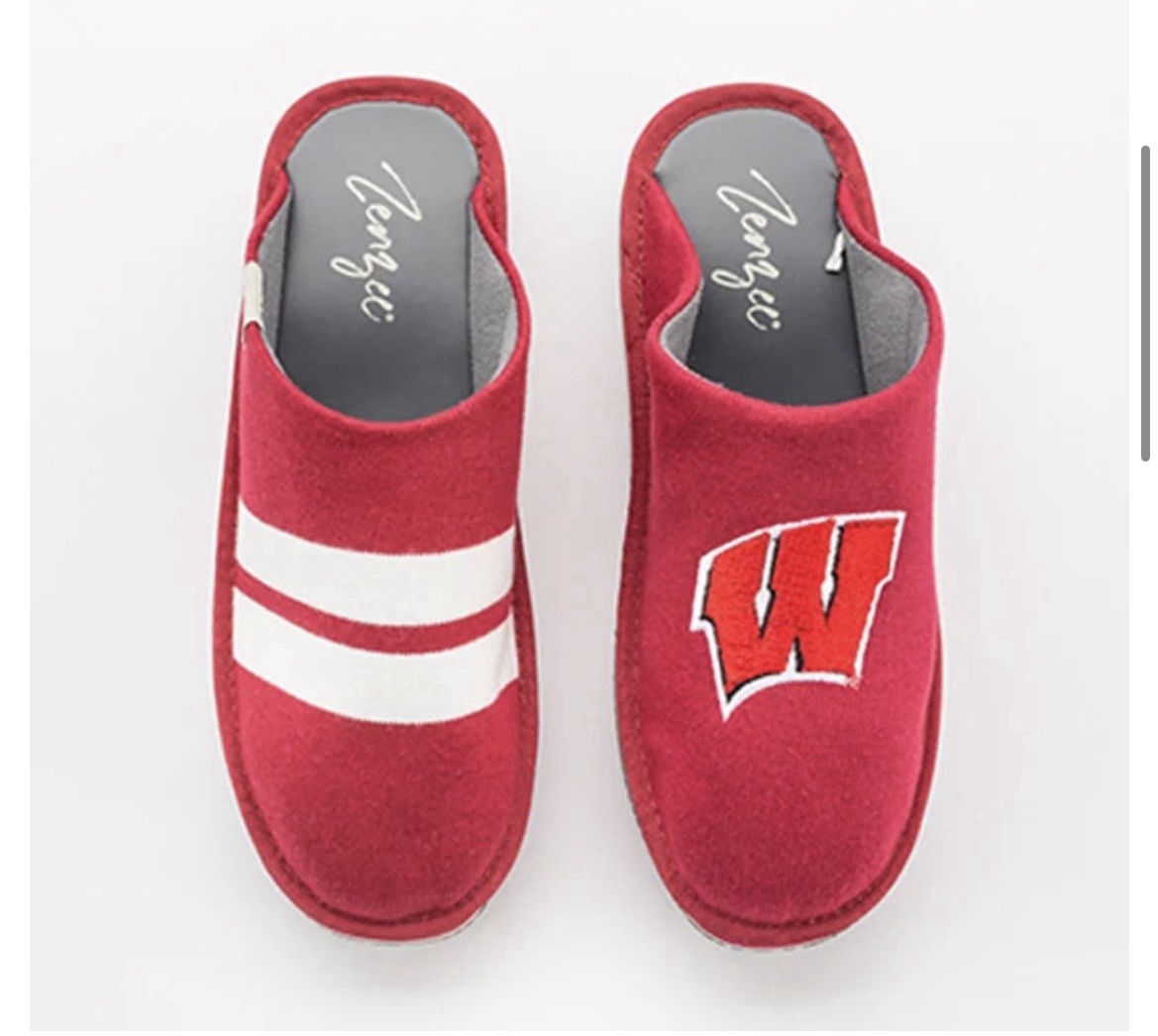 Zenzee- College Edition, University of Wisconsin, Knit Kicks, Slip On, Men/Women