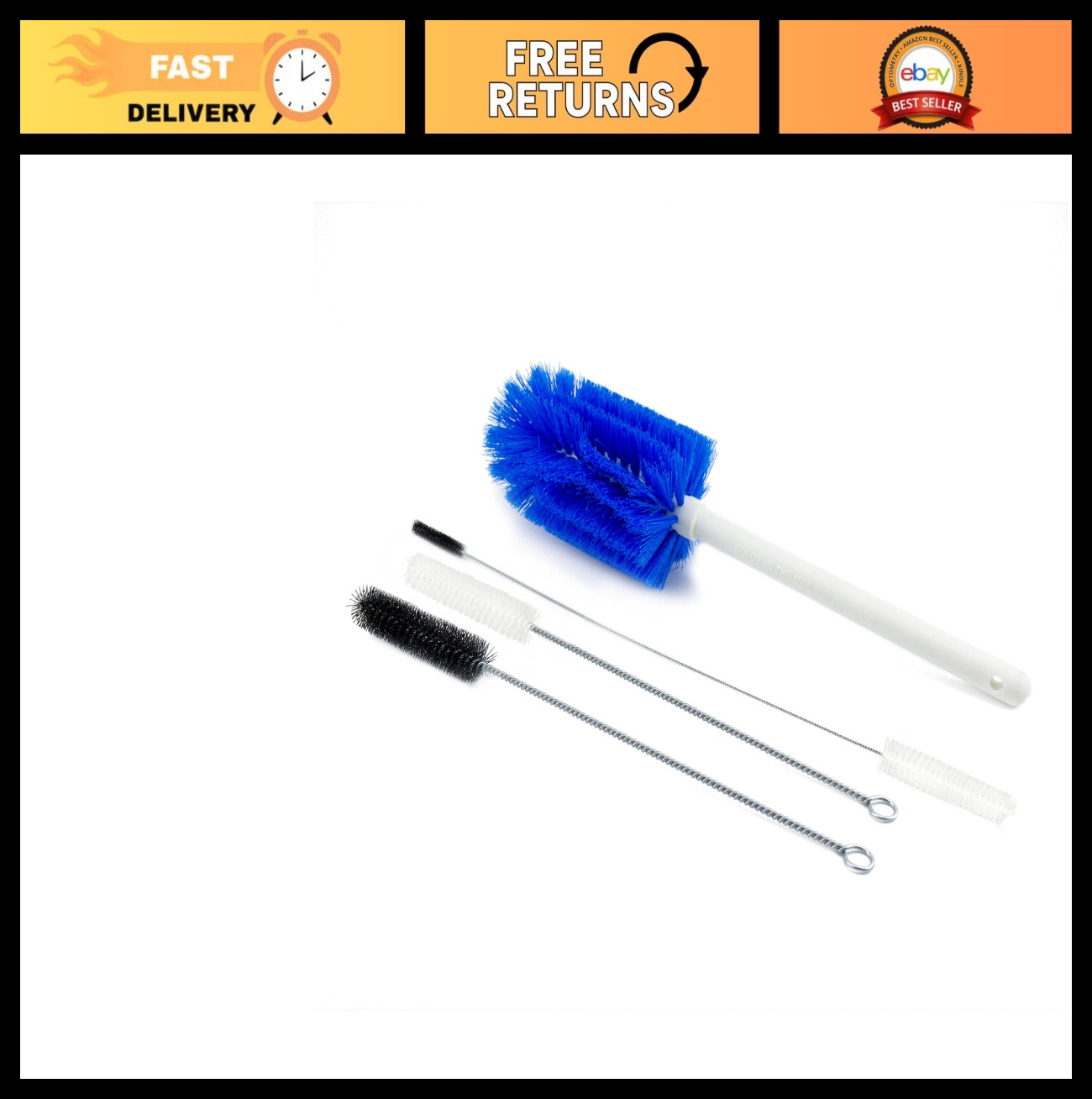 Universal Soft Serve Ice Cream Machine Cleaning Brush Kit - Easy Maintenance Too