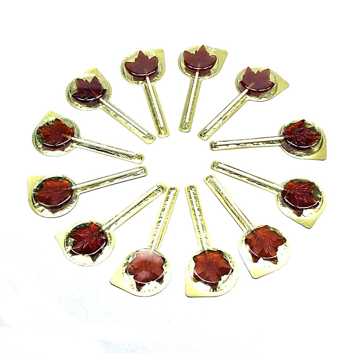 Canada True 100% Pure Maple Syrup Lollipops 12 Pieces - FREE SHIPPING