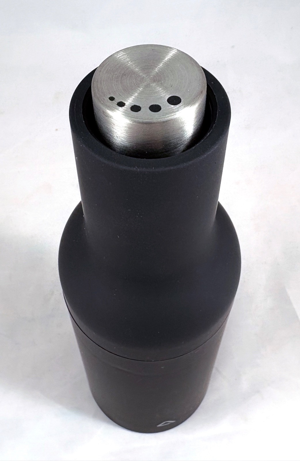 Ambiano Electric Gravity Salt or Pepper Mill Flat black