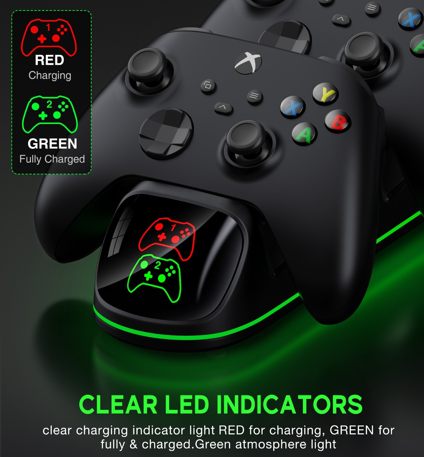 Rechargeable Battery For Xbox Series X / S Controller Fast Charging Dock Station