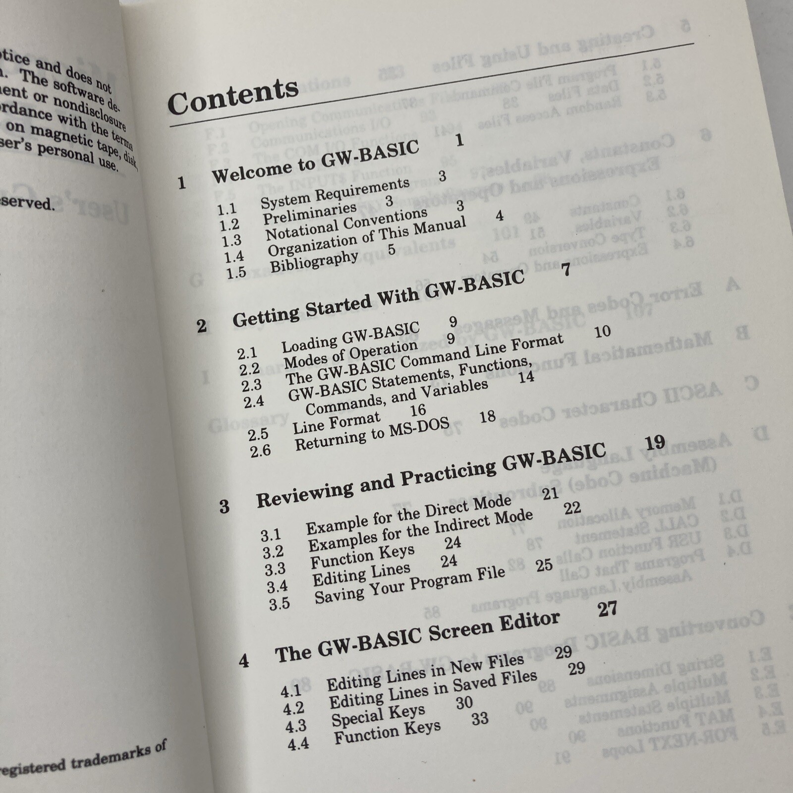 Microsoft GW-Basic User's Guide *PLUS* Using MS-DOS (Rev 3)