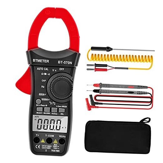 Inrush Current Clamp Multimeter,  BT-570N TRMS 6000 Counts Inrush Meter 570N