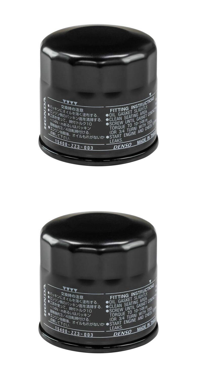 Honda 2 Pack 15400-ZZ3-003 Oil Filter for GCV530 H4514H H4518H 15400-PFB-014 OEM