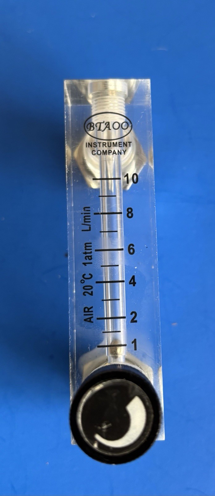 BTAOO Air Nitrogen Oxygen Rotor Gas Plexiglass Float/Flow Meter