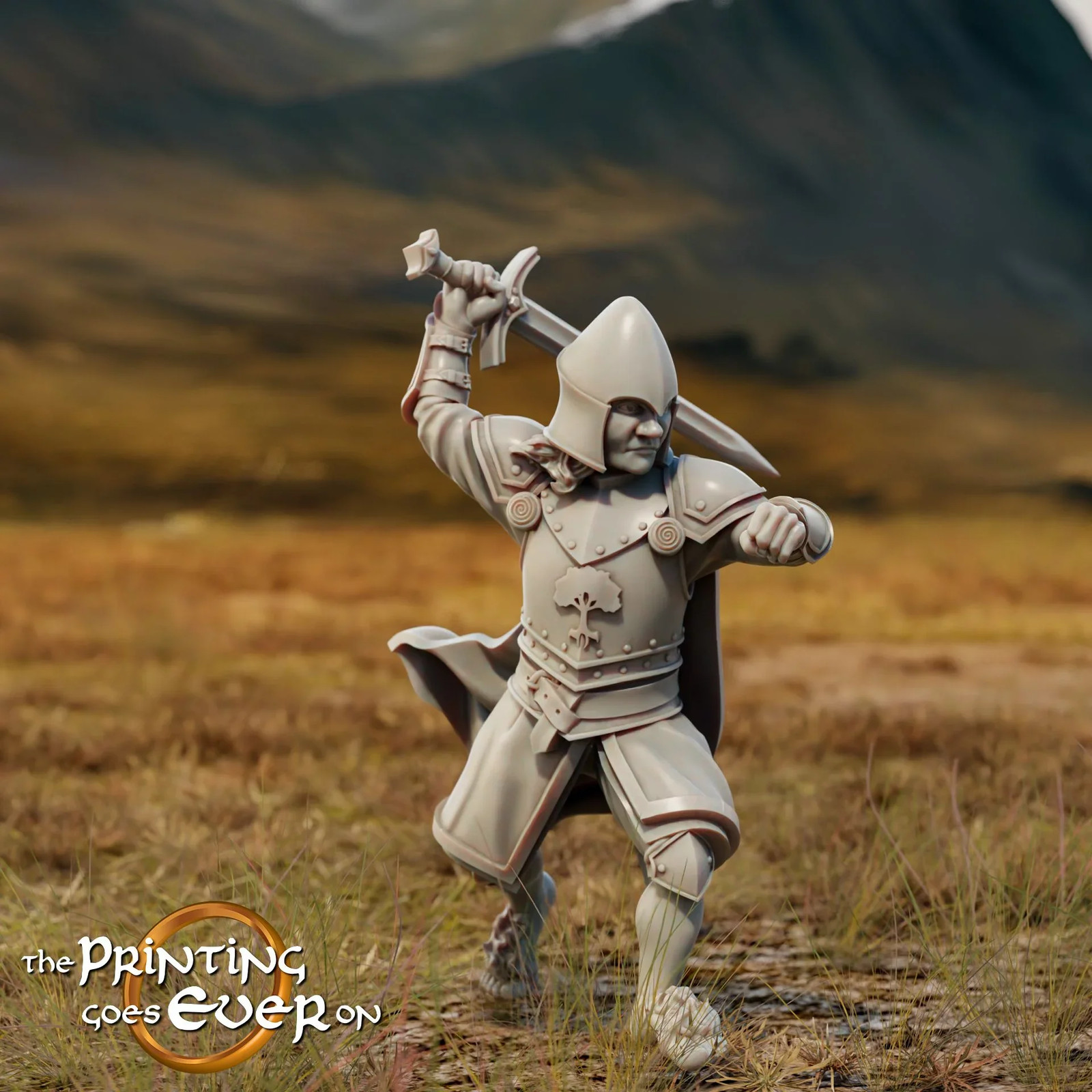 Perry - Knight of Gonthan - 28-32mm Last Stand - Resin Tabletop Miniature