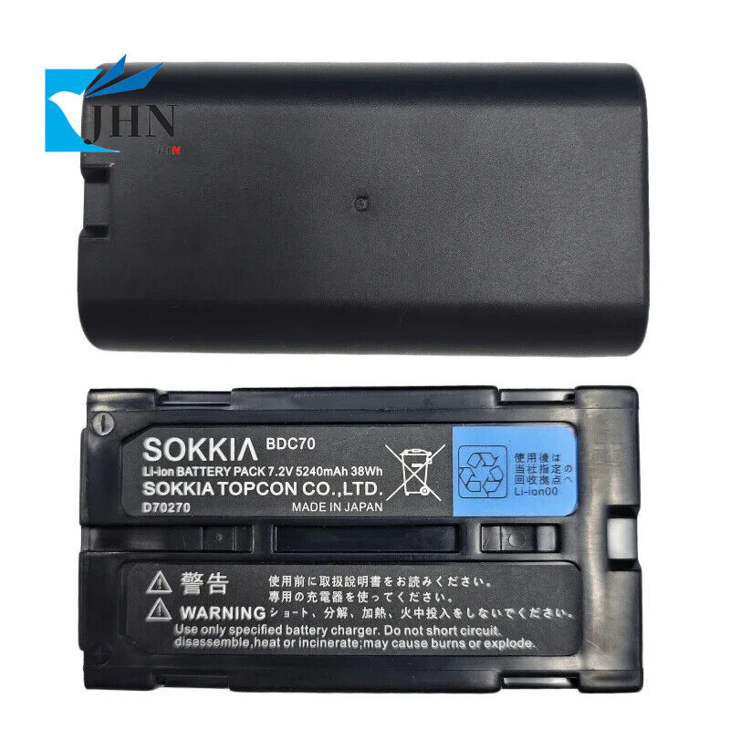 NEW SOKKIA TOPCON BDC70 Li-ion battery 7.2V 5240mAh FOR Total Station / GPS
