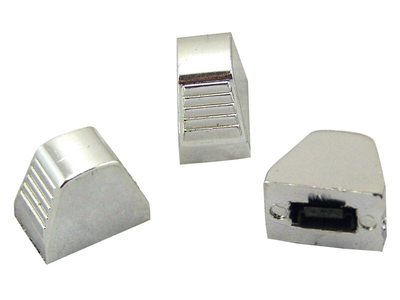 Control Knob Set 1965-73 Chevy/GMC Models w/Heat Only Chrome (3PCS) [30-7213C]