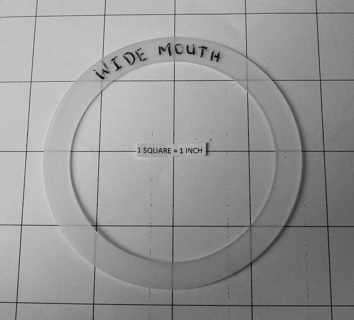 10 Reusable Silicone SealingRings Compatible with Mason Ball Kerr Jar Wide Mouth
