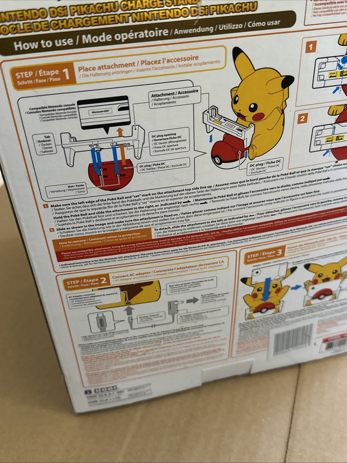 Pokémon Nintendo DSi Pikachu Charge Stand