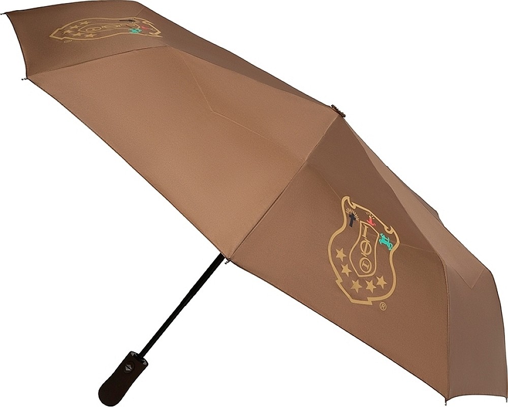 Iota Phi Theta Mini Hurricane Umbrella [Brown - 23"]
