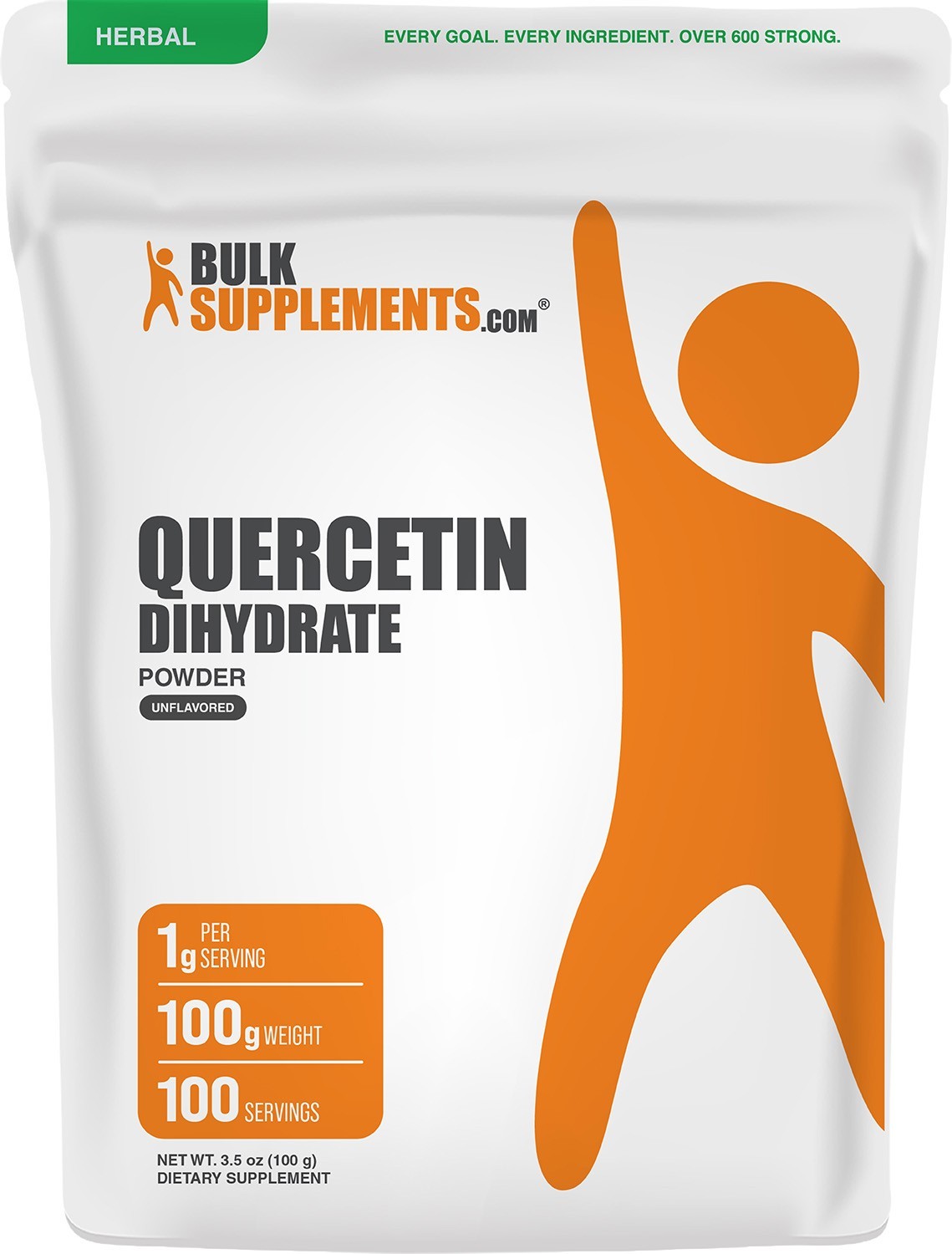 BulkSupplements Quercetin Dihydrate Powder - 1g per Serving