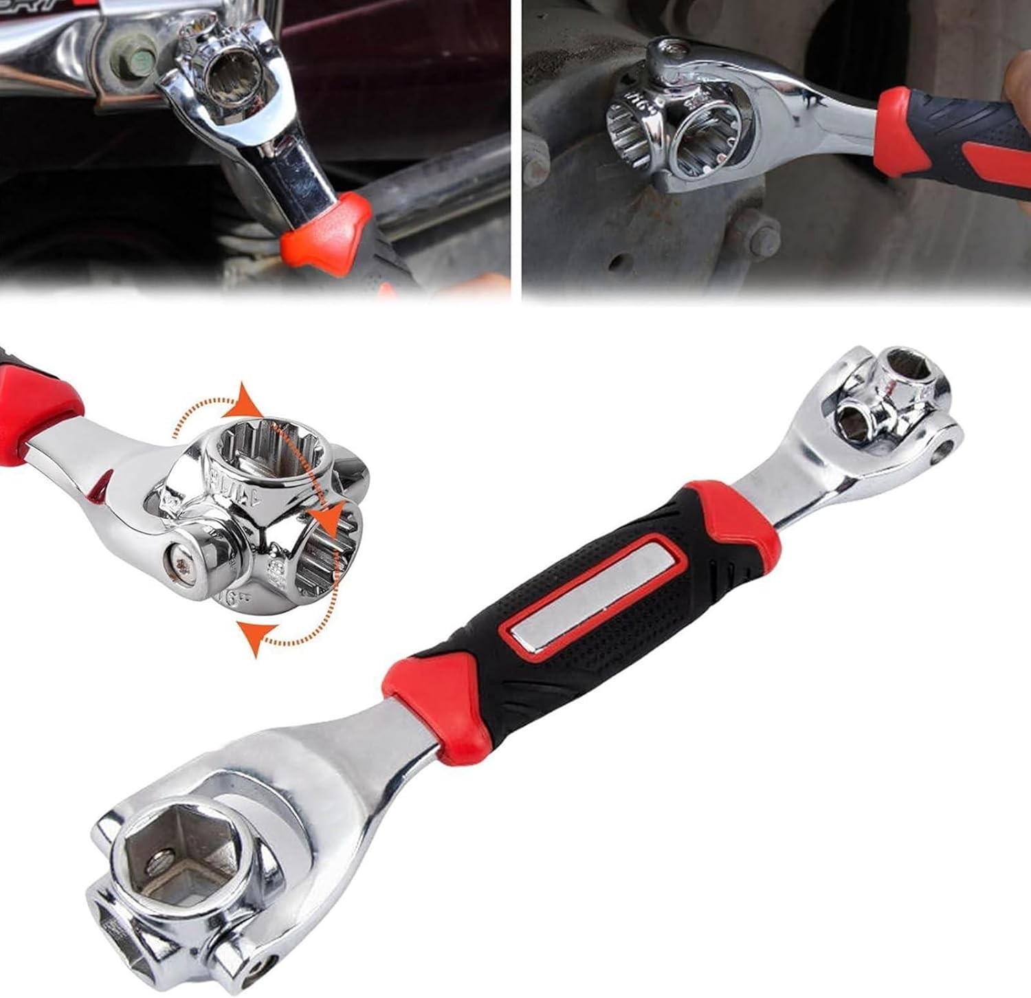 52 in 1 Universal Wrench Multi-Function Socket Tiger Spanners Adjustable Tools