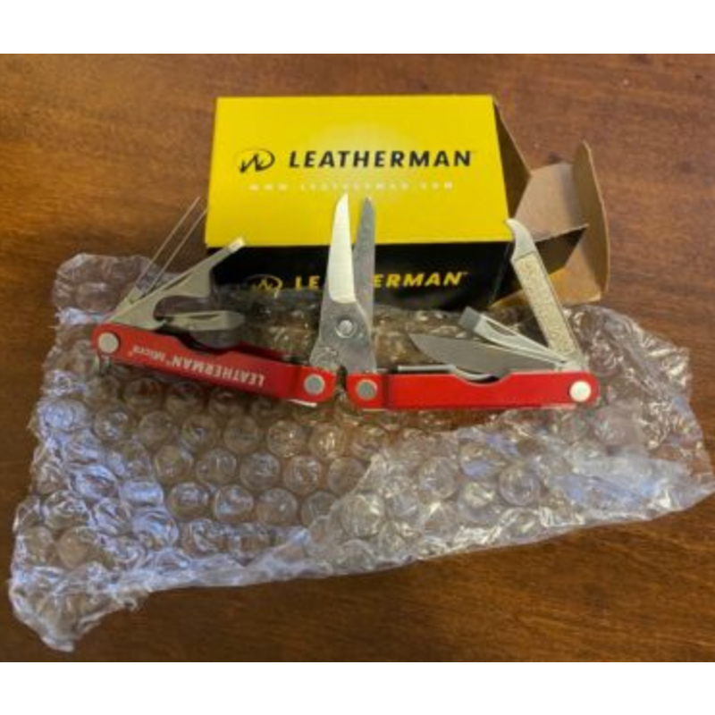 Supreme Red Leatherman Key Chain.