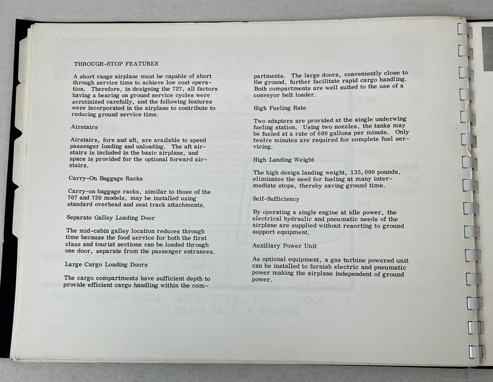 Boeing 727 General Description March 1965 Airplane Division D6-8535